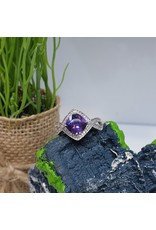 RGC180135 - Purple, Silver Ring