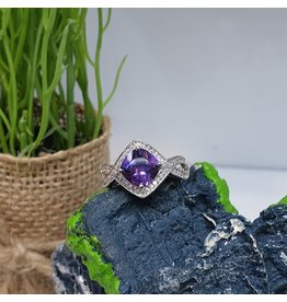 RGC180135 - Purple, Silver Ring