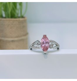 RGC180137 - Pink, Silver Ring