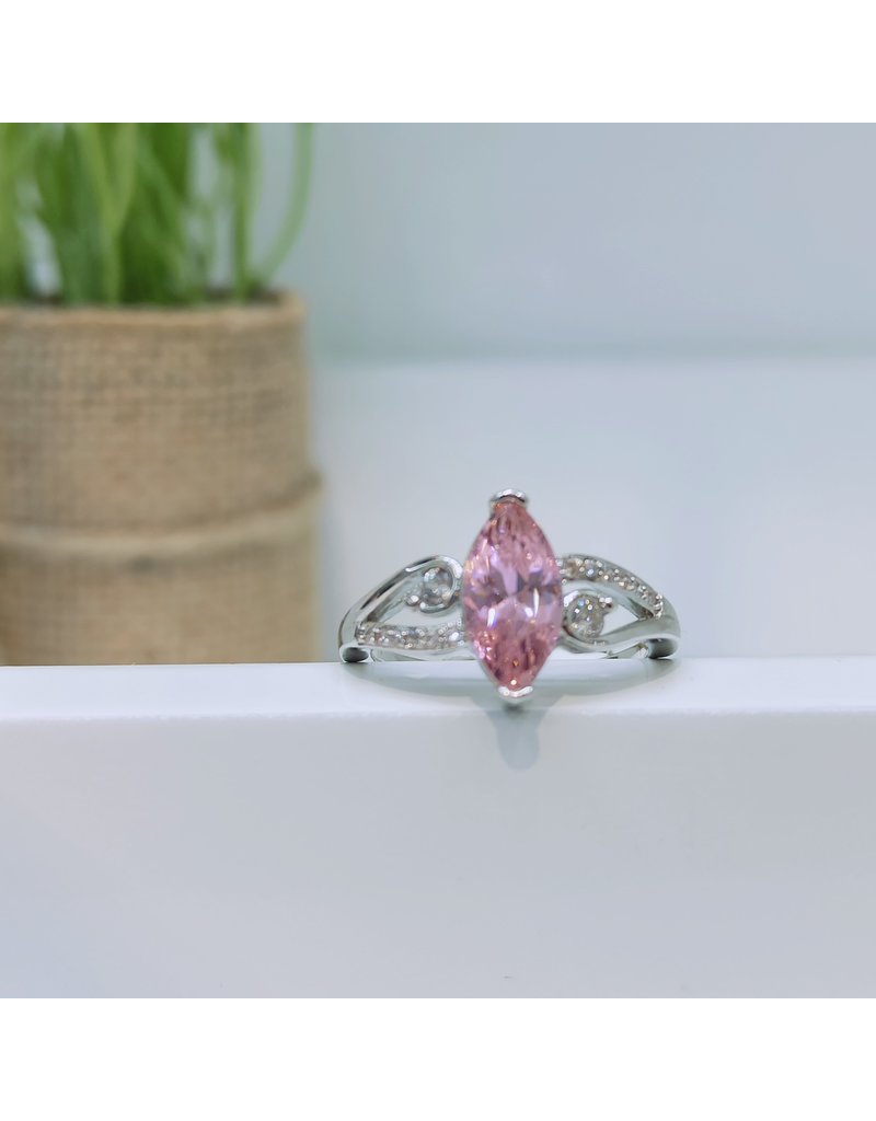 RGC180137 - Pink, Silver Ring