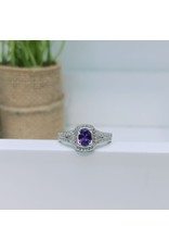 RGC190129 - Purple, Silver Ring