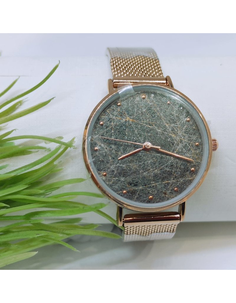 WTB0012- Rose Gold Marble Watch