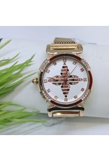 WTB0021- Rose Gold Multicolour Watch