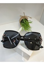 SNA0020- Black Blue/Silver Sunglasses
