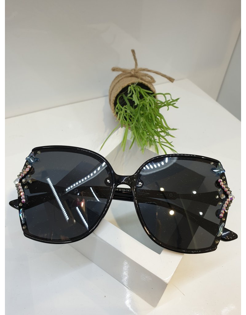 SNA0020- Black Blue/Silver Sunglasses