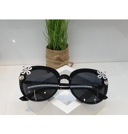 SNA0033- Black/White/Purple Sunglasses