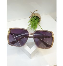SNA0068- Gold Pink Sunglasses