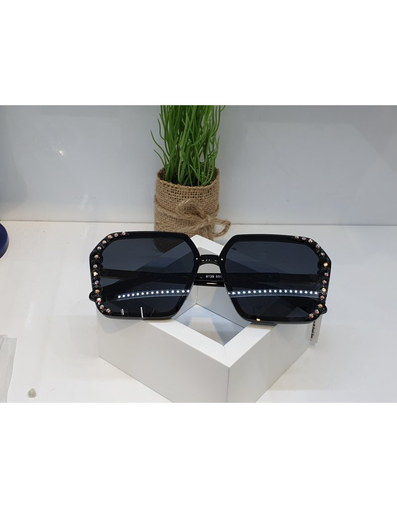 SNA0073- Black Mother Of Pearl Sunglasses