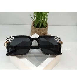 SNA0080- Gold/White Flower Mother Of Pearl Sunglasses