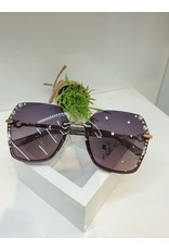 SNA0087- Gold,Silver Flowers Sunglasses