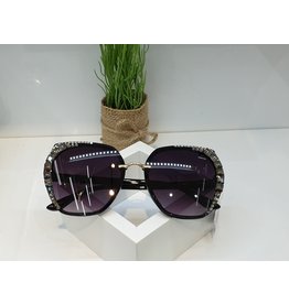 SNA0098- Black Mother Of Pearl Sunglasses