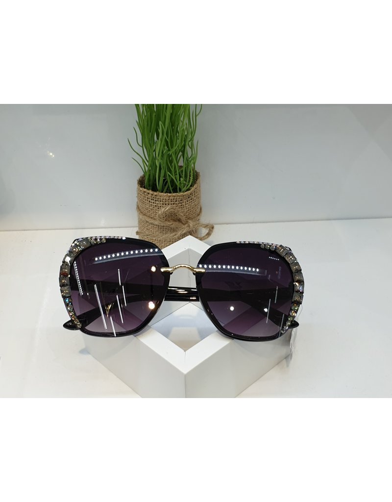 SNA0098- Black Mother Of Pearl Sunglasses
