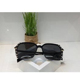 SNA0101- Black Mother Of Pearl Sunglasses