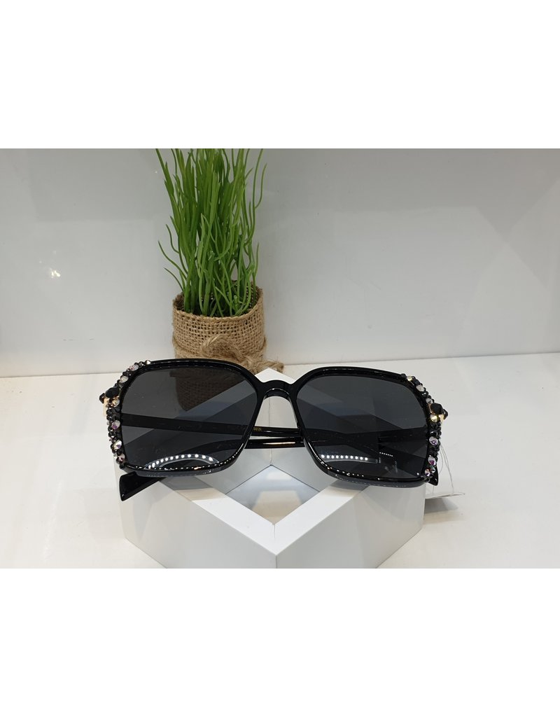 SNA0101- Black Mother Of Pearl Sunglasses