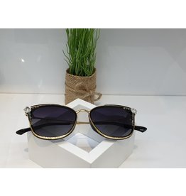 SNA0102- Silver Flower Sunglasses