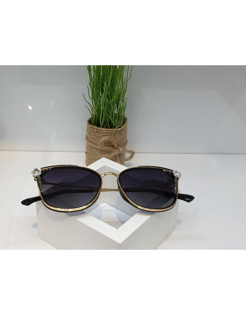 SNA0102- Silver Flower Sunglasses