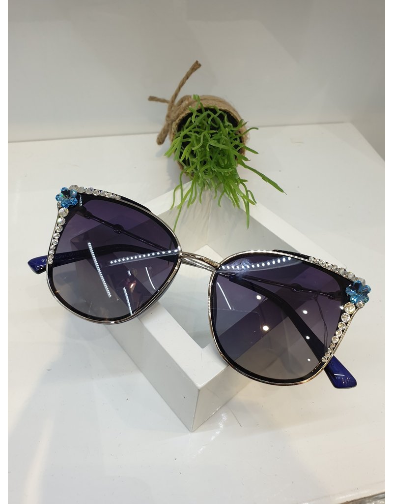 SNA0104- Silver Turquoise Sunglasses