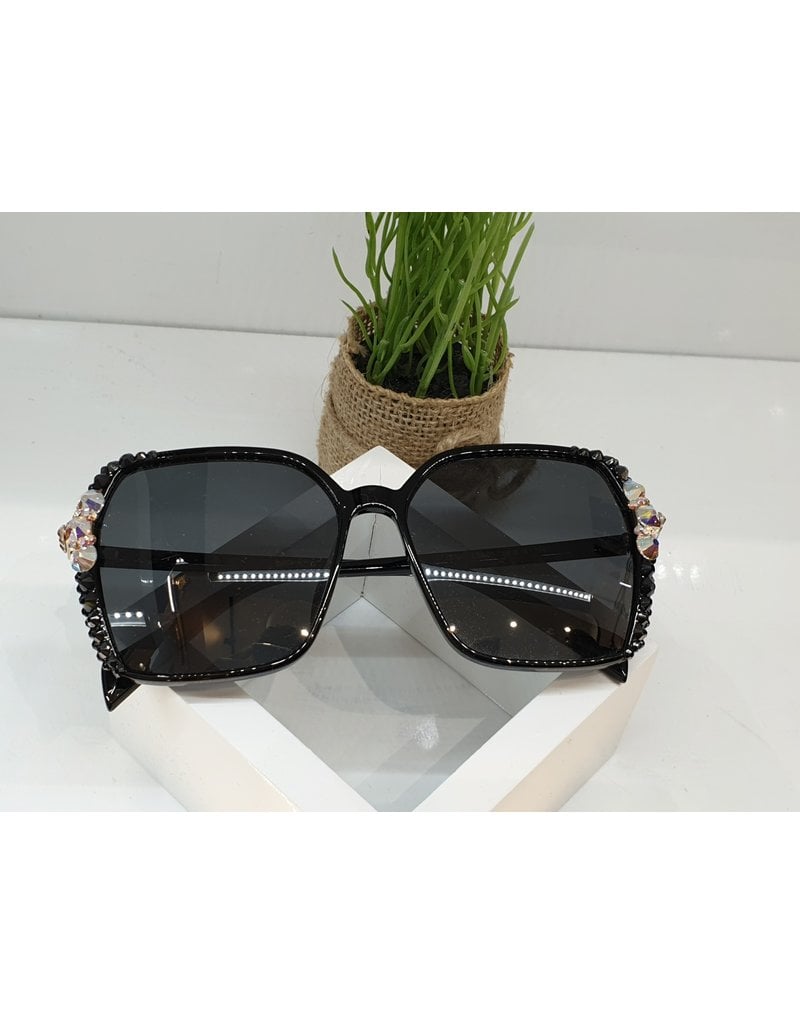 SNA0122- Black Mother Of Pearl Sunglasses