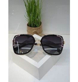 SNA0134- Black Mother Of Pearl Sunglasses