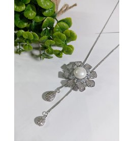 LCA0004-Silver,Flower Adj. B/Let