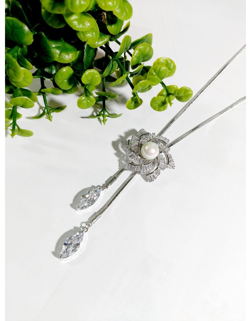 LCA0016-Silver,Flower Adj. B/Let