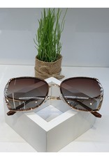 SNA0100- Silver Leaves Sunglasses