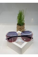 SNA0093- Pink Silver Sunglasses