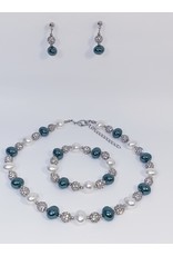 BSF0006 - Silver,  Ball Bracelet Set