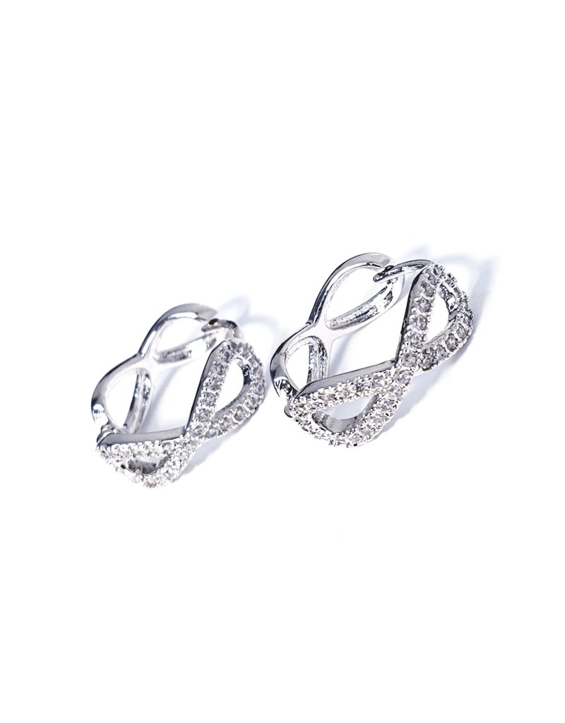 ERH0106 - Silver Infinity  Earring