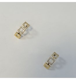 ERH0141 - Gold Square  Earring