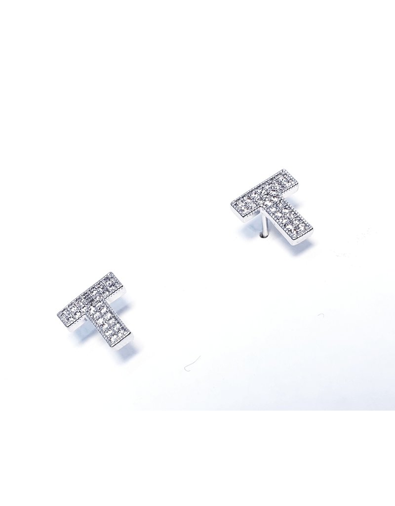 ERH0184 - Silver T Earring