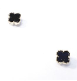 ERH0208 - Gold Black  Earring