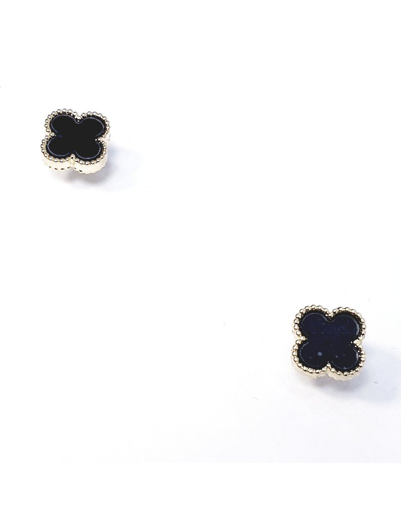 ERH0208 - Gold Black  Earring