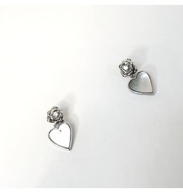 ERH0254 - Silver Stars  Earring