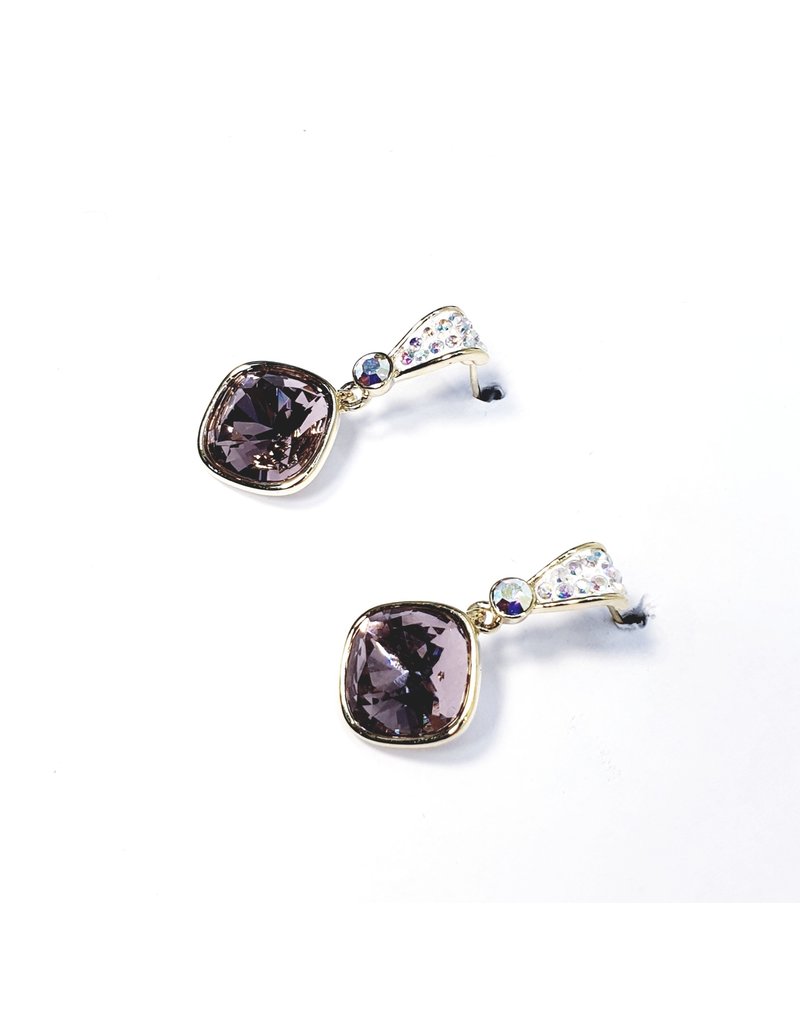 ERH0256 - Gold Purple  Earring