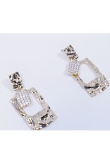 ERH0266 - Gold Diamante  Earring