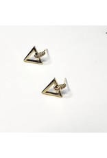 ERH0280 - Gold Triangle Earring