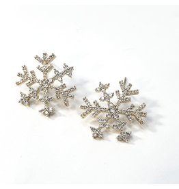 ERH0288 - Gold Snowflake  Earring