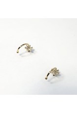 ERH0290 - Gold Hoop Star  Earring  342