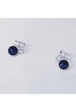 ERH0310 - Silver Blue  Earring