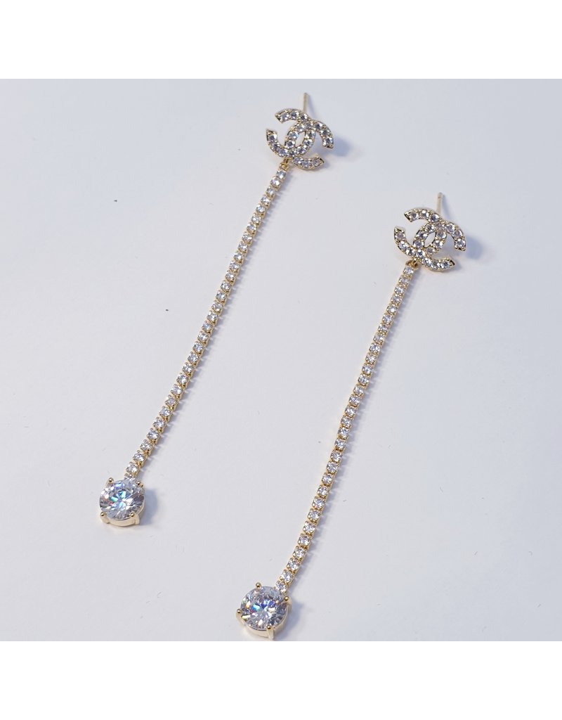 ERH0313 - Gold Drop  Earring