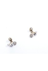 ERH0362 - Gold Pearls Earring