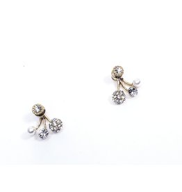 ERH0362 - Gold Pearls Earring