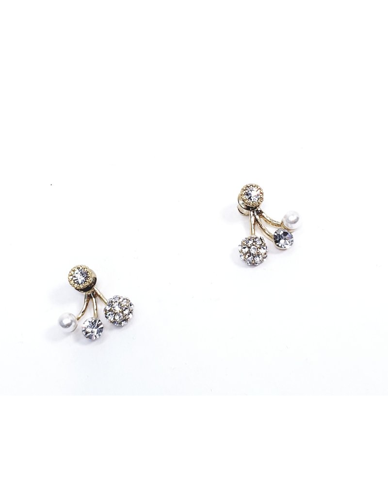 ERH0362 - Gold Pearls Earring