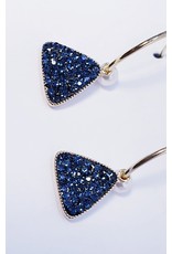ERH0389 - Blue  Earring