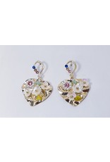 ERH0015 - Gold Flower,  Earring