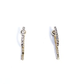 ERH0017 - Silver Pearl, Diamond,  Earring 342
