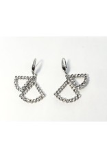 ERH0018 - Silver Drop,  Earring