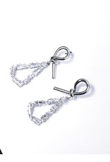 ERH0026 - Silver Drop,  Earring