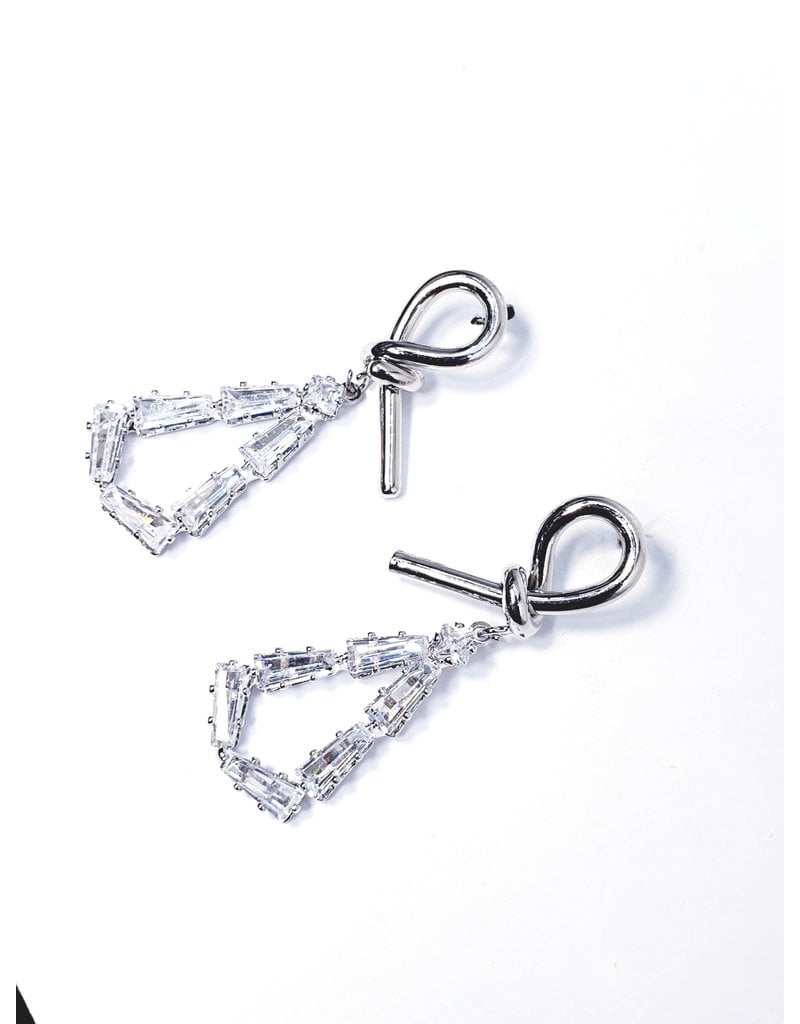 ERH0026 - Silver Drop,  Earring